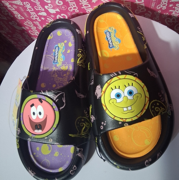 SpongeBob Squarepants Shoes - 🔥NWSpongeBob SquarePants Slide Sandals  UNISEX Fun Patrick Star 9.5 Womans